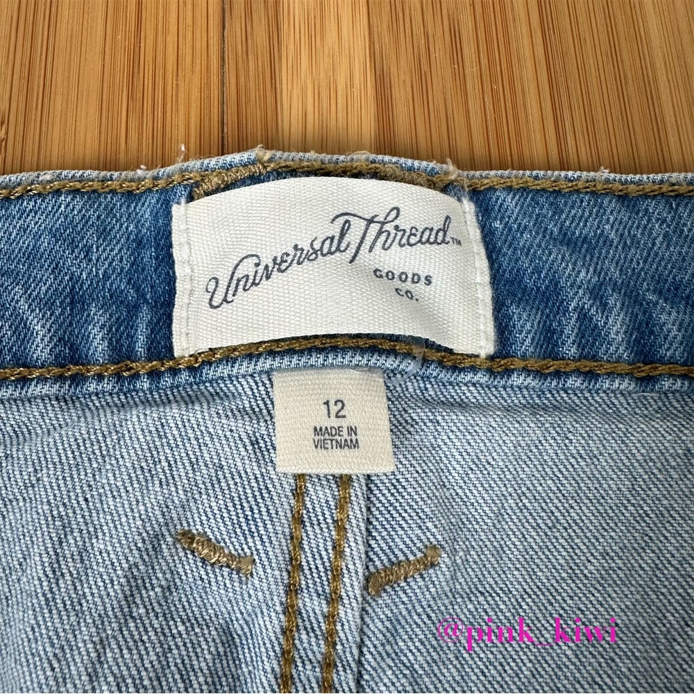 Universal Thread High Rise Denim Midi Skirt - Picture 14 of 15